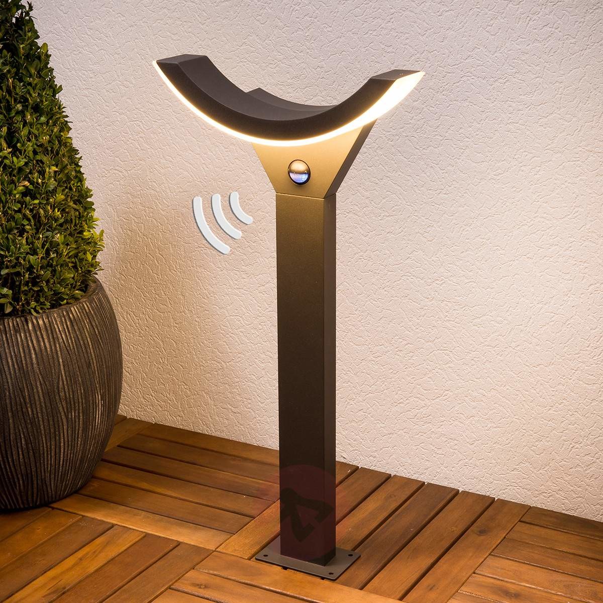 Lampenwelt Oświetlenie ścieżek LED HALF z czujn ruchu