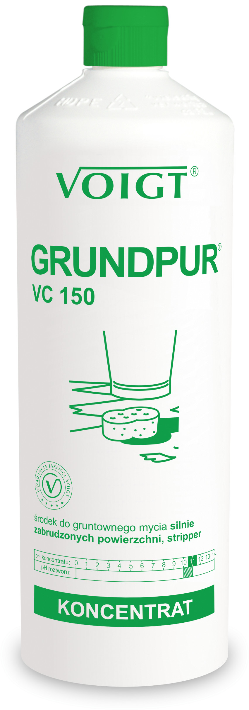 Voigt VC 150 1l. GRUNDPUR Striper do doczyszczania pH 11 VC 150 1l.