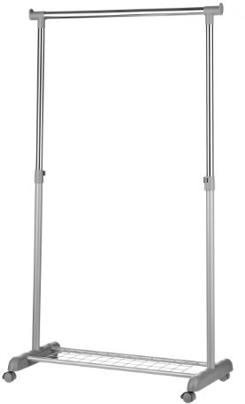 Premier Housewares Premier housewares drążek na wieszaki z kołami regał na buty i chrom/szary 1900396