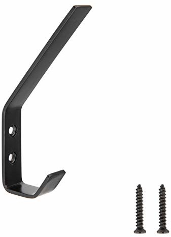 Amazon Basics Amazon Basics AB6000-FB-5 wieszak na garderobę, czarny matowy AB6000-FB-5