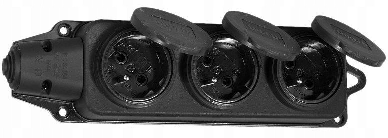 Wasserman Trójnik Listwa Gumowy Gumowe 16A 230V IP44