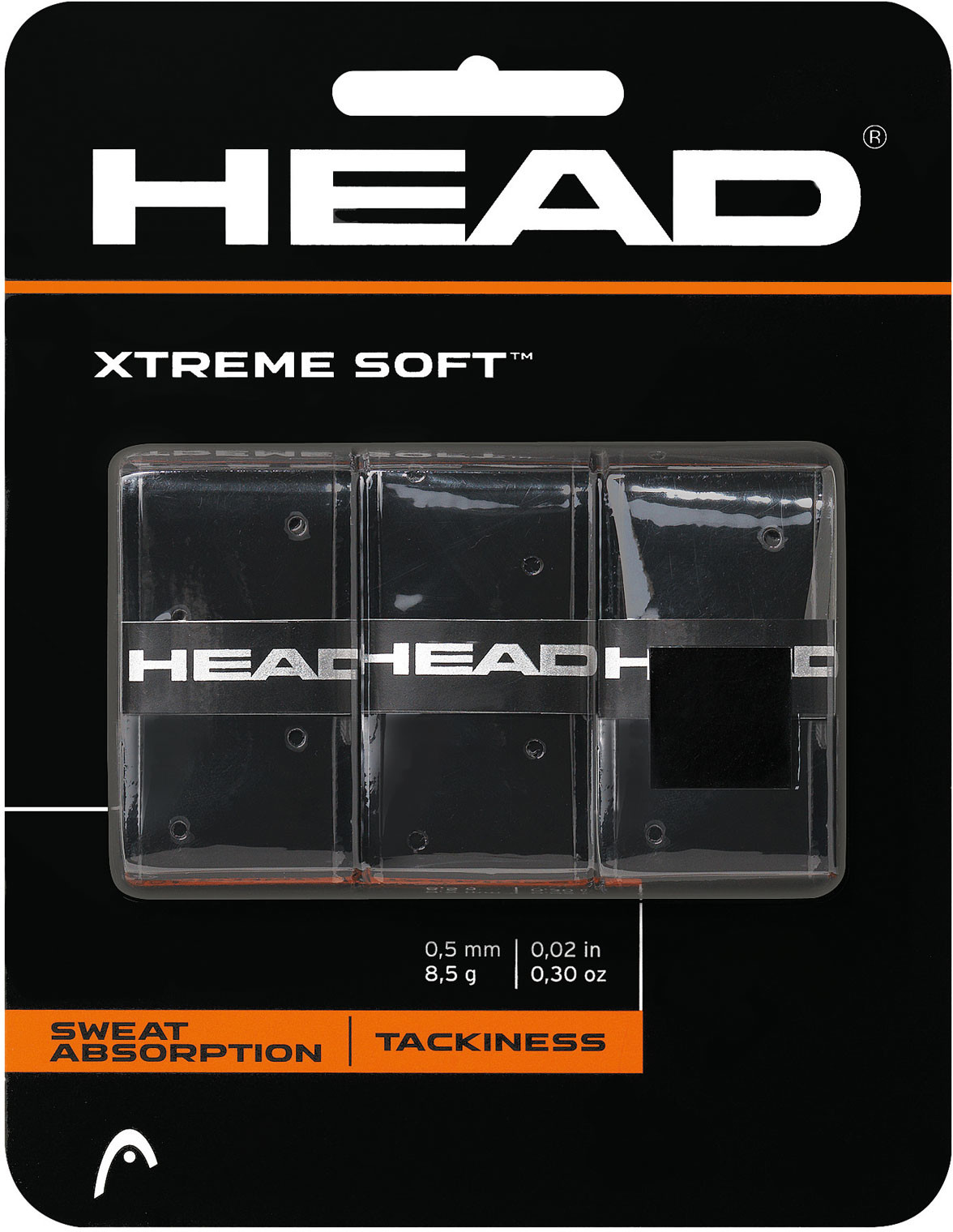 Head Xtremesoft (3 szt.) - black 285104-BK