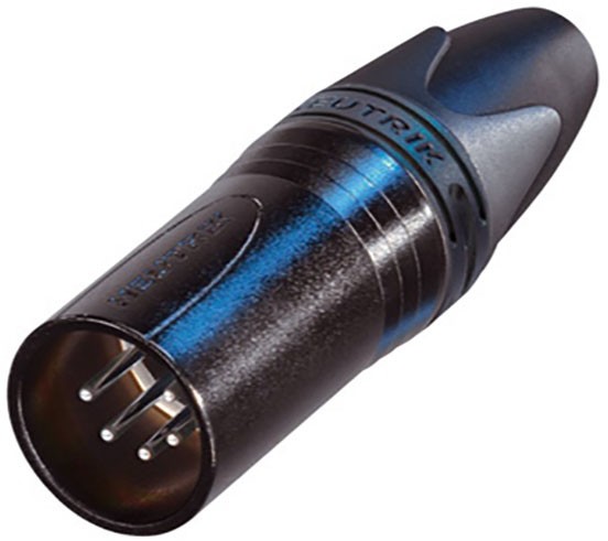 Neutrik Neutrik NC5MXX-BAG - XLR Connector 5 Pin male, black