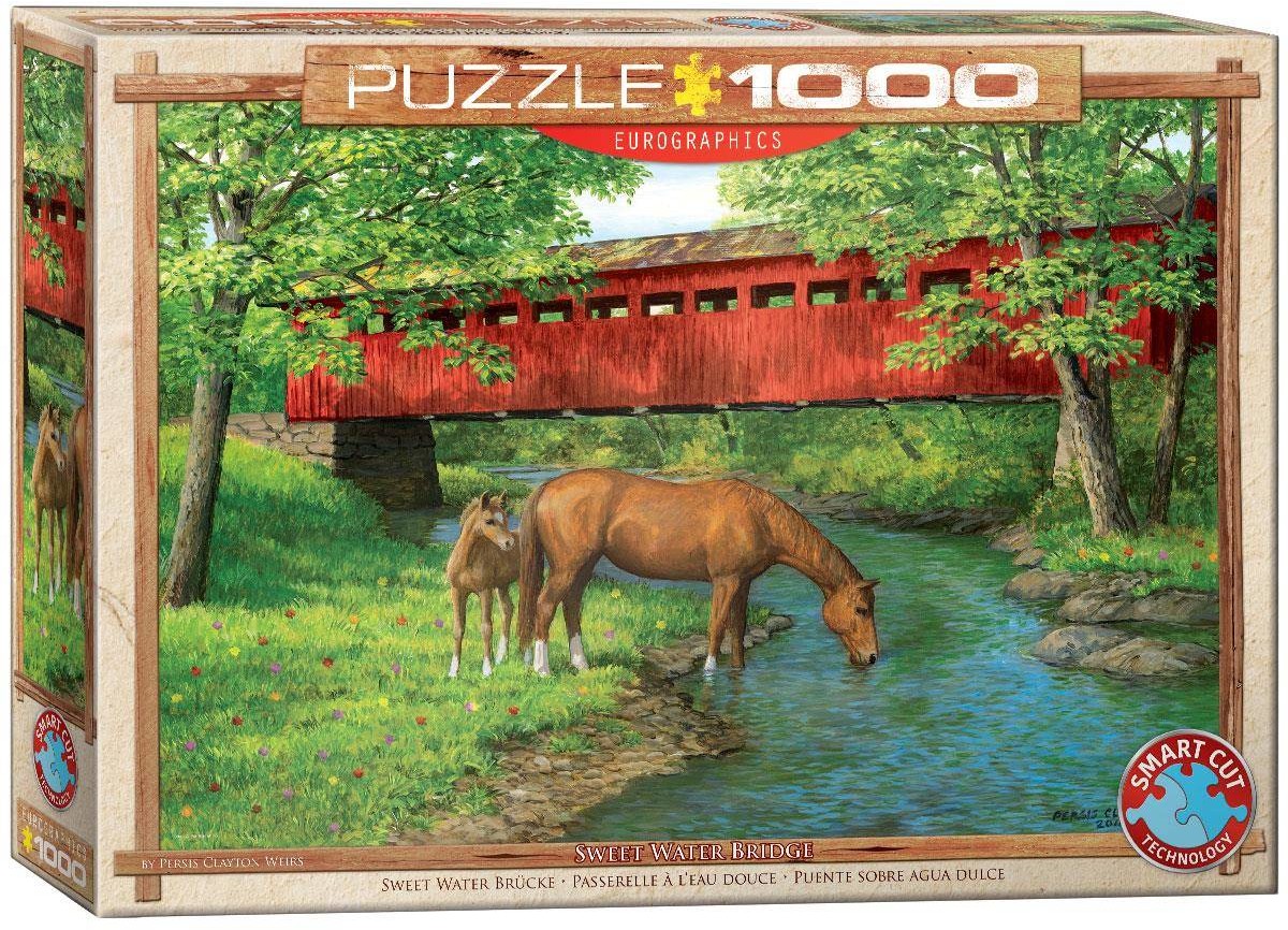 Eurographics Puzzle 1000 Sweet Water Bridge by Weirs 6000-0834 -