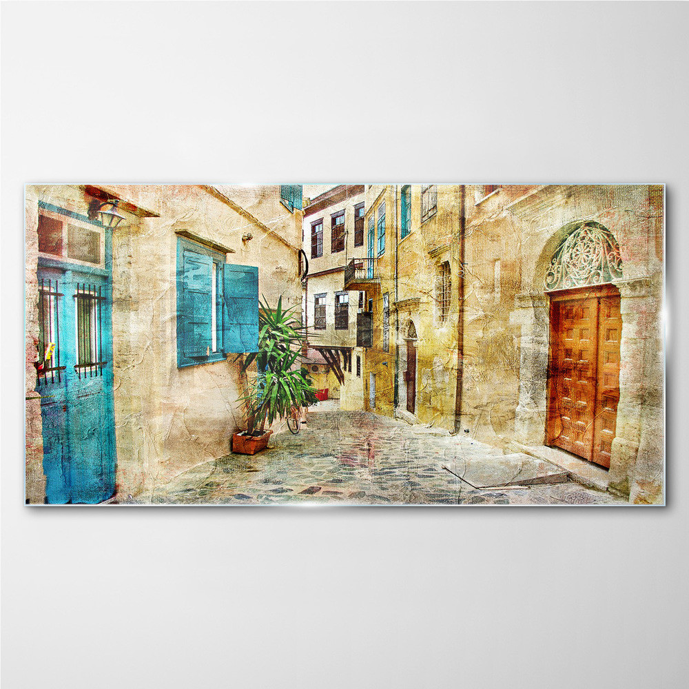PL Coloray Obraz na Szkle Miasto pas ruchu drzwi okna 100x50cm
