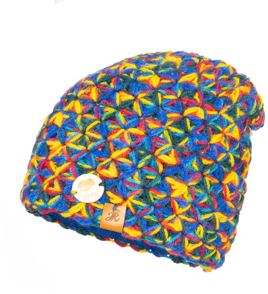 Zimowa ciepła czapka Handmade