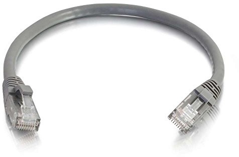 CABLESTOGO C2G 0,5 m-CAVO gekr euztes kabel sieciowy CAT 5e (UTP)  Cavo Patch, kolor: czarny, szary  szary 10 m 83147