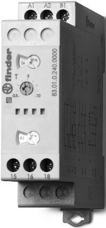 Przekaźnik czasowy 1CO 16A 12-240V AC/DC, Wielofunkcyjny AI, DI, GI, SW, BE, CE, DE 83.01.0.240.0000 830102400000