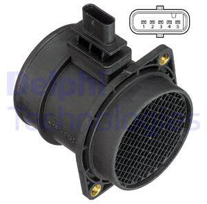DELPHI Przepływomierz masowy powietrza AF10391-12B1 AF10391-12B1