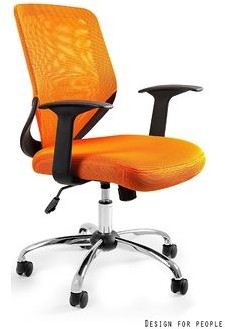 Unique Fotel biurowy MOBI pomarańczowy (W-95-5)