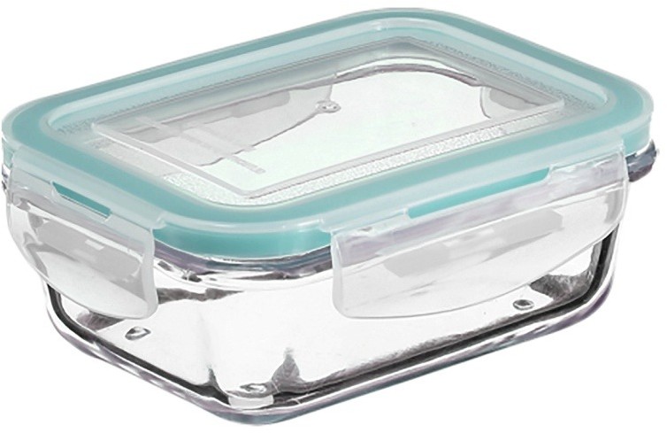 5five Simple Smart Pojemnik na żywność lunchbox szklany z zapinaną pokrywką pojemność 0,54 l B07B4BH7NZ