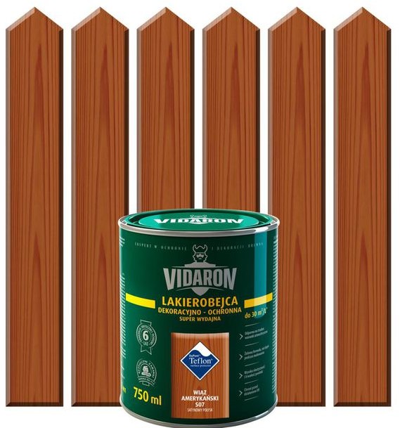 Vidaron Lakierobejca do drewna OCHRONNO DEKORACYJNA 0,75 l