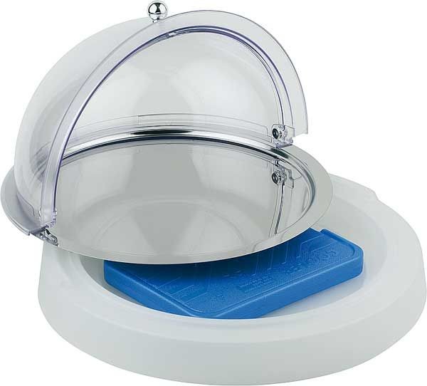 APS Taca Chłodzona Okrągła na Podstawie z Tworzywa - 420x60 mm | 2 kolory 533