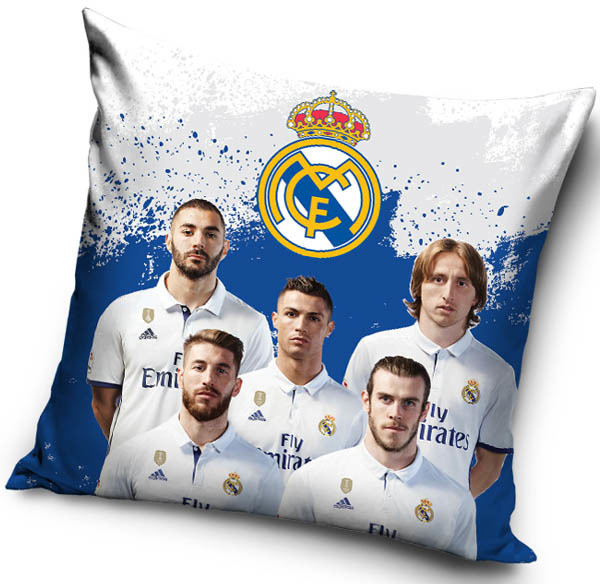 Carbotex Poszewka Real Madryt Drużyna RM172003 40x40 cm 08777