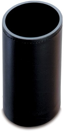 Läufer Bieżnik 36426  atmosferę Scala kołczan, średnica 7 x 10 cm, wykonana z prawdziwej skóry, czarny 36426