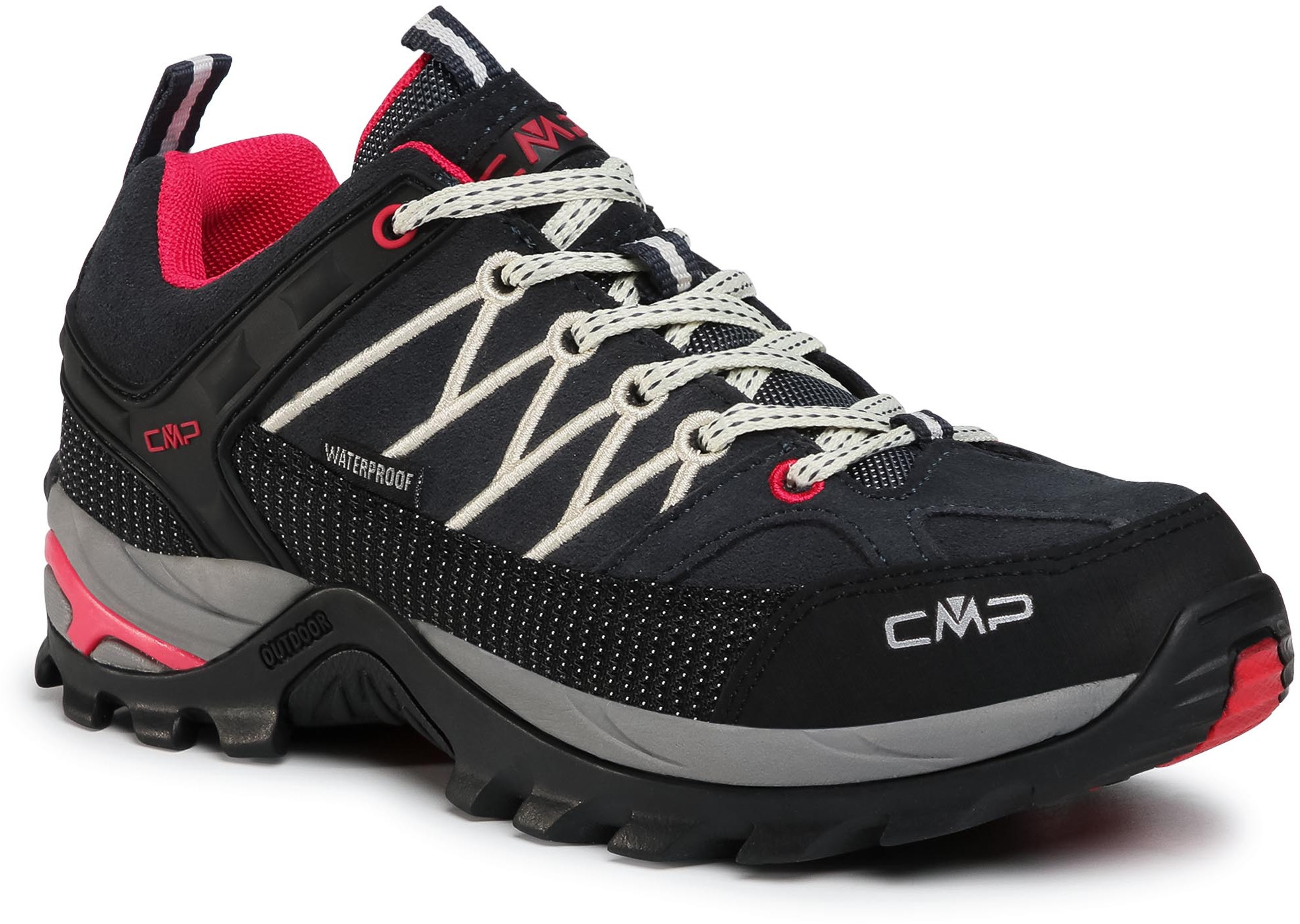 CMP Trekkingi Rigel Low Wmn Trekking Shoes Wp 3Q13246 Antracite/Off White 76UC