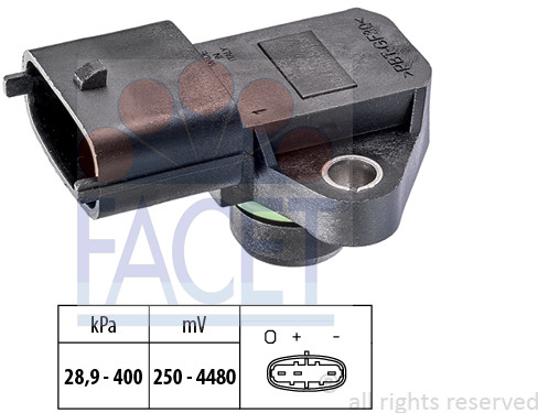 FACET Czujnik ciśnienia powietrza, adaptacja wysokościowa FACET 10.3249 10.3249