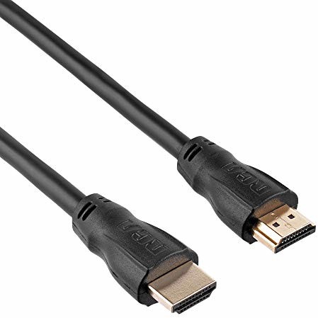 Vision RCA RCA Kabel HDMI - High Speed with Ethernet (4K, UltraHD, Dolby HDR, HDR10+, 4K@60hz, 2160p, 1080p, 3D, ARC, CEC) 1,5 metra czarny 84000