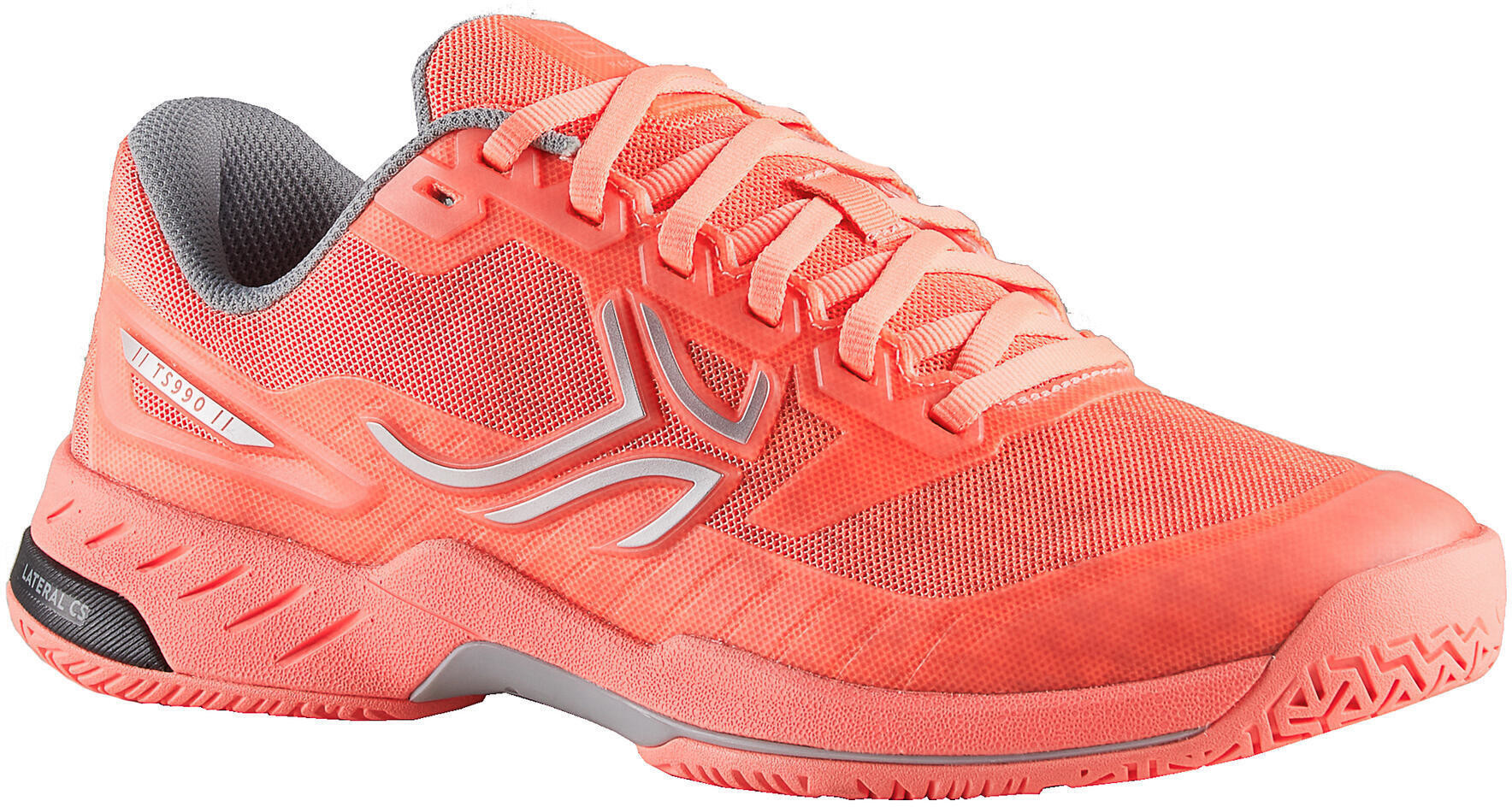 ARTENGO Buty do tenisa TS990 damskie female Czerwony Różowy Szary