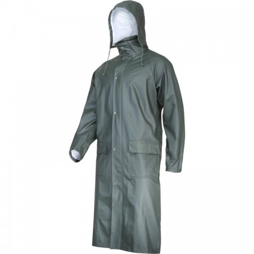 LAHTI PRO LAHTI PRO Płaszcz przeciwdeszczowy roboczy poliuretan zielony rozmiar XL L4170604 LPL4170604