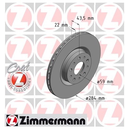 Zimmermann Tarcza hamulcowa 110.2207.20