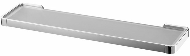 Bisk Półka pod lustro Natura chrom