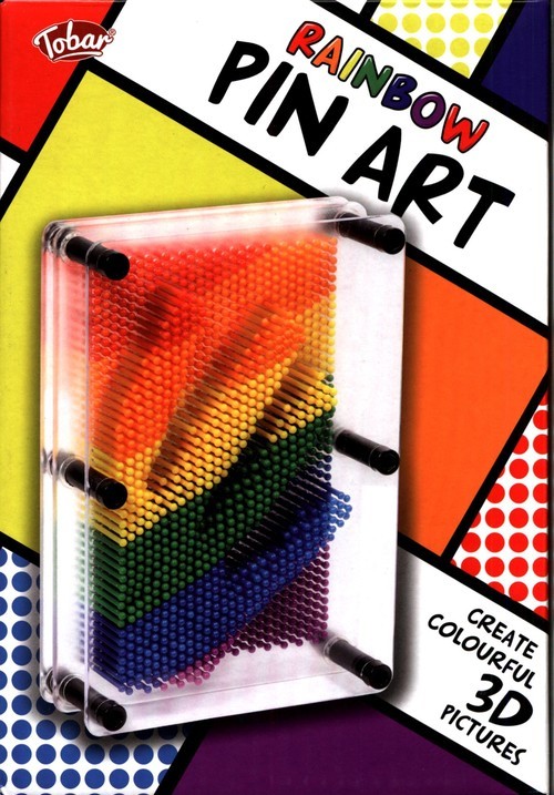Tobar Rainbow Pin Art Szpilkowy obraz 3D