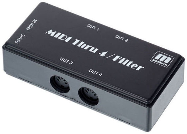 MidiTech Powielacz sygnału MIDI Thru 4 / Filter