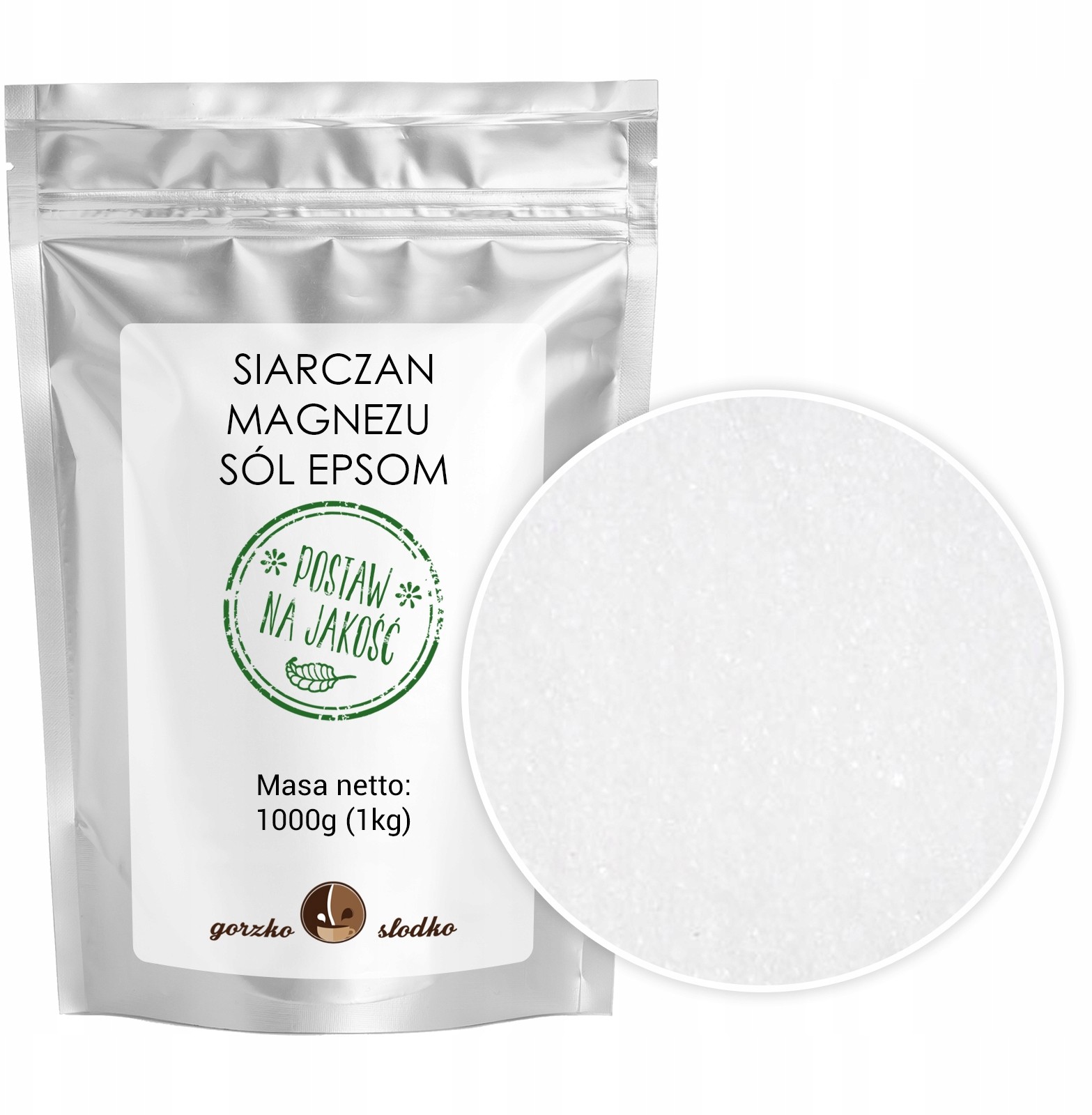 Sól Epsom sól rzymska siarczan magnezu czysty 1kg