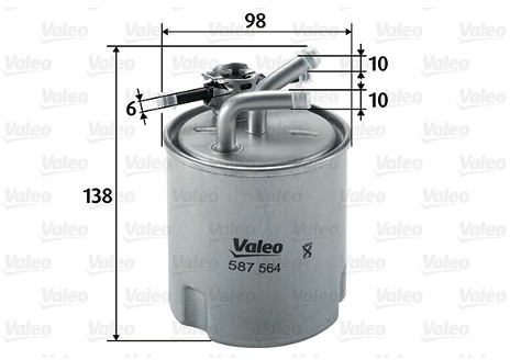 VALEO Filtr paliwa 587567