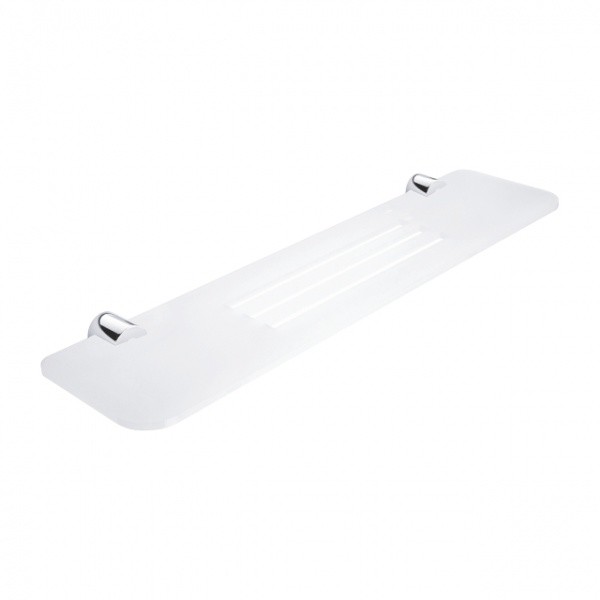 Nimco BORMO Półka z frezowanymi otworami 50 cm, chrom BR X350-26