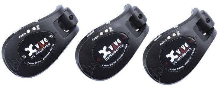 XVive XVive U2 Guitar Wireless System Bundle Black