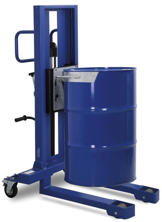 d 722 DENTA Dźwignik beczek uchwyt beczki stalowe 200 l podwozie wąskie wys podnoszenia 120-520 mm 72278418 78418-uniw