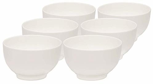 Villeroy & Boch Vivo Group 19-5277-7707 Basic White BOL 6-częściowy zestaw, Premium Porcelain, biały (1952777707)