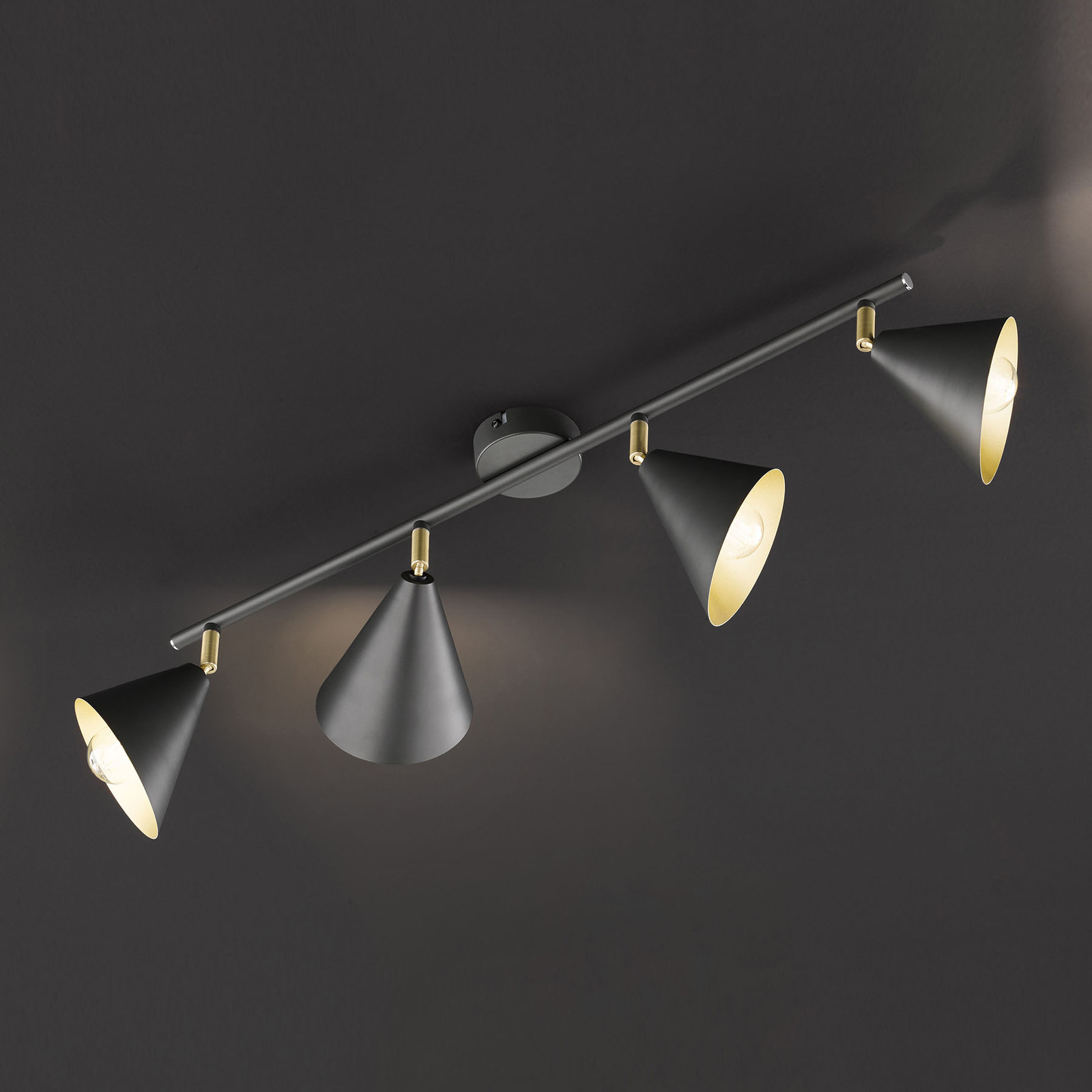 Wofi Lampa sufitowa Gloria, regulowana, 4-punktowa