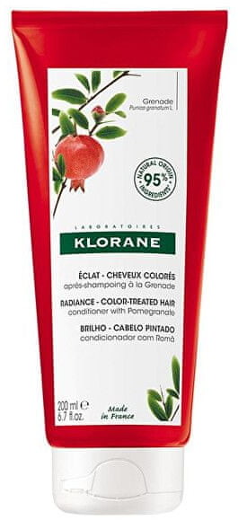 Klorane Balsam do włosów farbowanych Granat Enhancing Conditioner)Color Enhancing Conditioner) Objętość 200 ml)