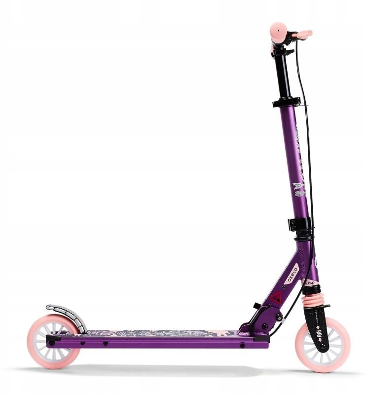 Piękna, Składana Hulajnoga dla dziewczynki 6-9 lat