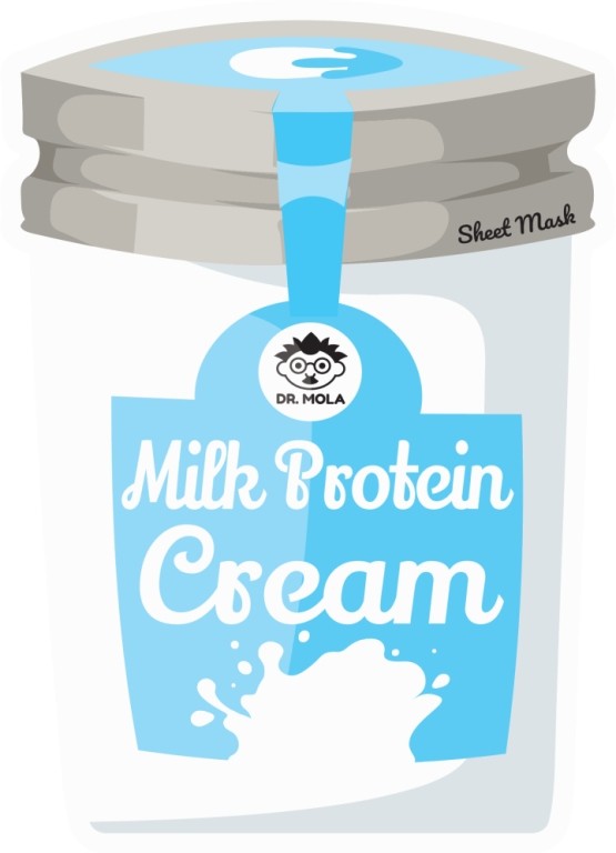 Dr.mola Milk Protein Cream Sheet Mask Maska