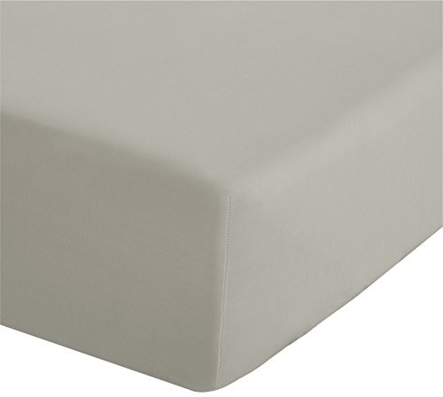Linens Limited linens Limited prześcieradło z gumką  mieszanka bawełny i poliestru-perkal, gęstość splotu 180-NATUR-do 135x190 cm BDB1 8277 WDFD2-NATUR