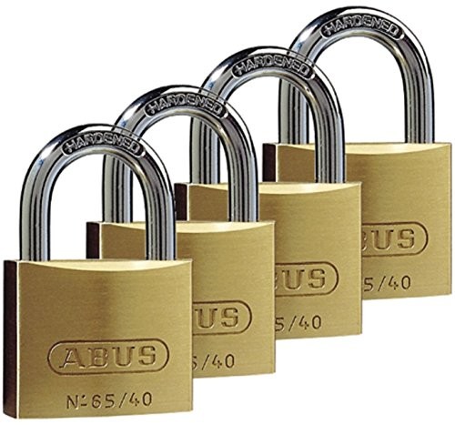 Abus ABUS kłódka Quad Pack 65/40 40 MM, mosiądz, 35127 35127