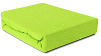 Darymex Prześcieradło Frotte z gumką limonkowe 70x140 dx-70-pft-035