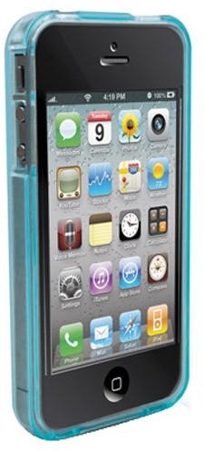 Phonix IP5GPA Gel Protection Plus pokrowiec ochronny z folii ochronnej na wyświetlacz do Apple iPhone 5 Niebieski 8018435235081