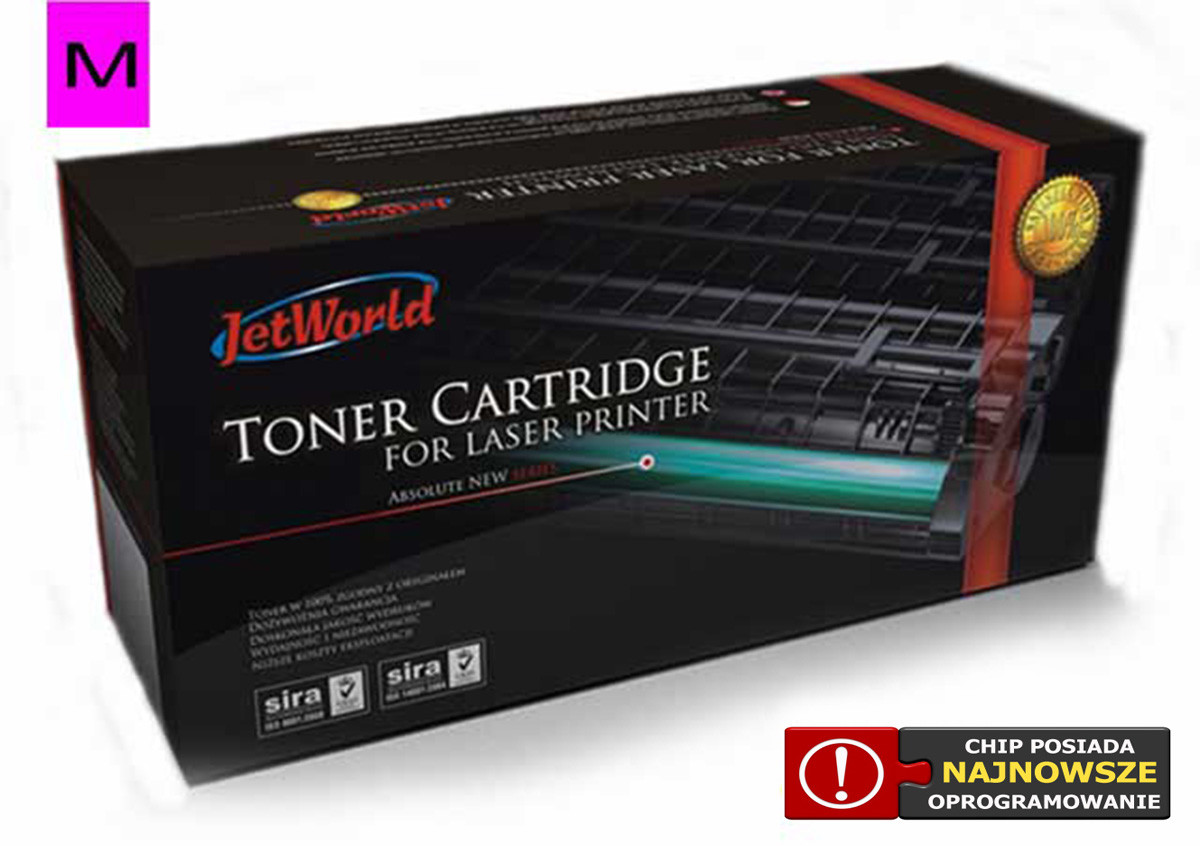 JetWorld Toner zamiennik HP 207A W2213A Color LaserJet Pro M255dw, M255nw, MFP M282nw, MFP M283cdw, MFP M283fdn, MFP M283fdw 1.25K Magenta JW-H2213AMN