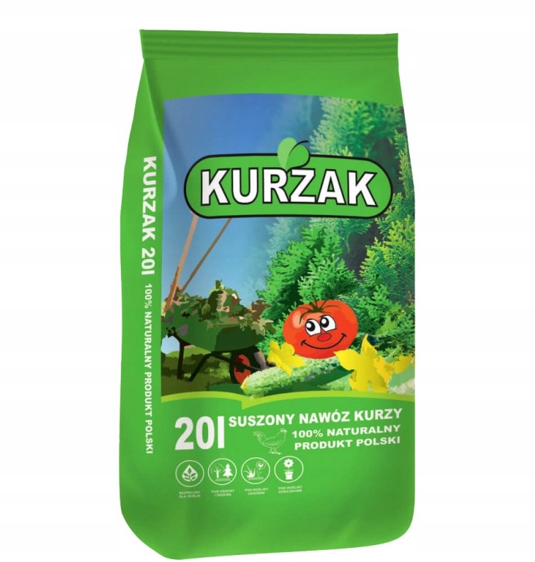Biovita Kurzak - suszony naturalny nawóz kurzy 20L