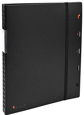 Exacompta Exacompta 85334E teczka na dokumenty exaview z PP z 30 koszulkami exactive, format DIN A4, czarna 85334E