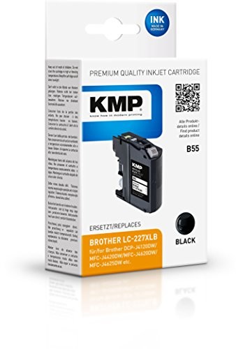 KMP Tintenkartusche do Brother DCP-J4120DW/MFC-J4420DW, B55, Black pigmented 1531,4001