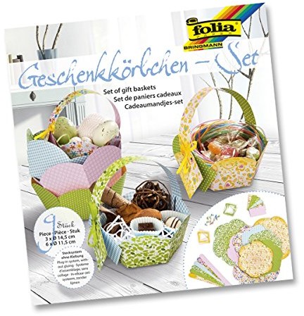 Folia koszyczek na prezent Zestaw do majsterkowania, koszyczek na 9 4001868052763 975