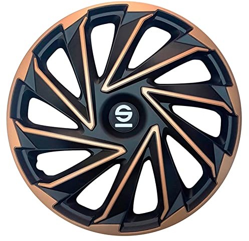 SPARCO SPARCO Zestaw kołpaków ozdobnych Varese 16 cali złoty/czarny SPC1680GDBK
