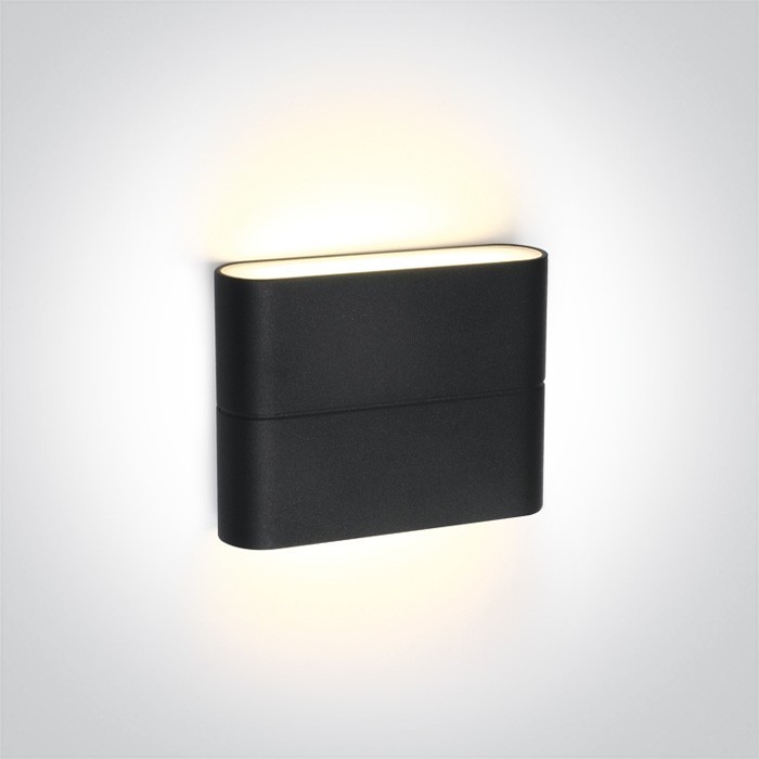 OneLight Kinkiet elewacyjny LED 2 punktowy IP54 Koutsi antracyt 67376/AN/W -