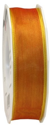 Pattberg Na prezent 25 MM 25 m Four Seasons  z organzy z drutu, pomarańczowy 6072525-509
